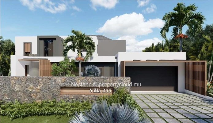 Villa en construction sur un golf 