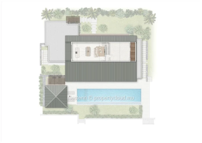 The Creole charm of an exceptional villa in a peaceful residential area