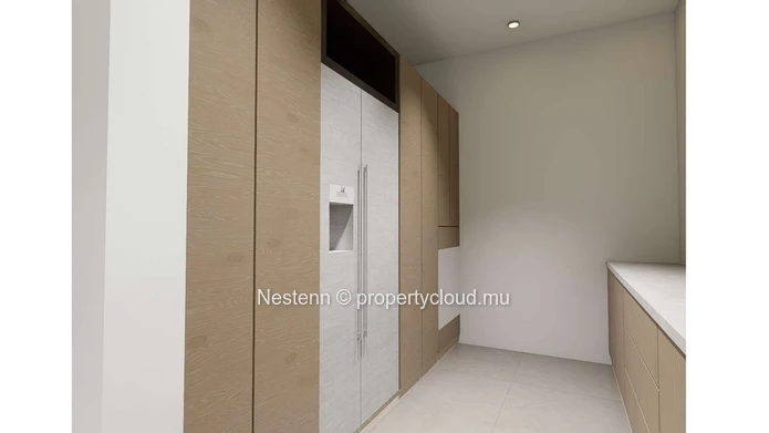 Penthouse avec piscine sur toit terrasse et vue panoramique