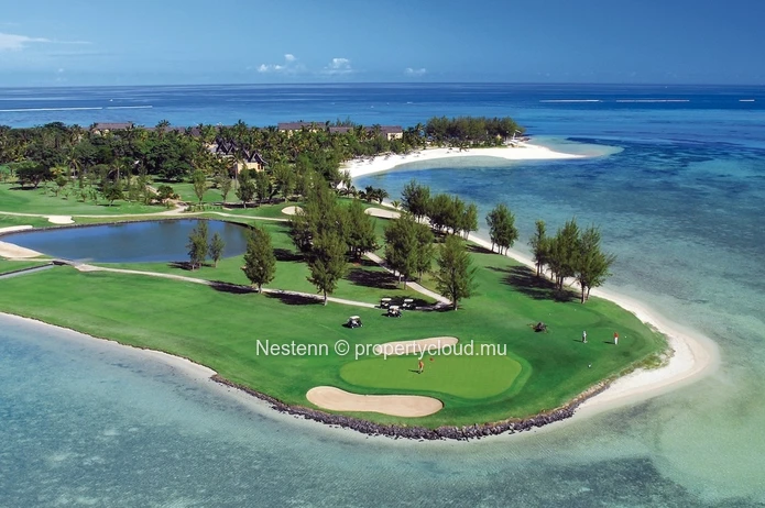 Villa de 4 chambres avec vue sur la péninsule du Morne dans un domaine d'exception avec Golf
