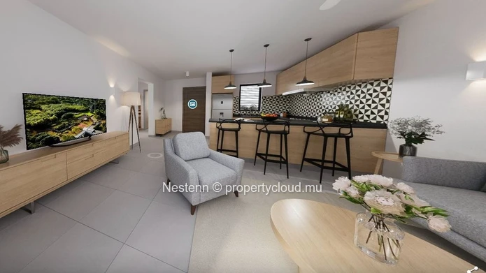 Beau penthouse de 2 chambres de 133m²