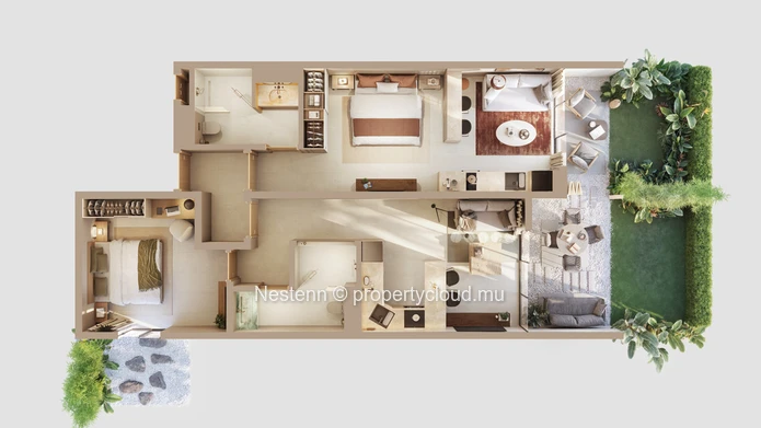 Appartement 2 chambres, investissement d'exception