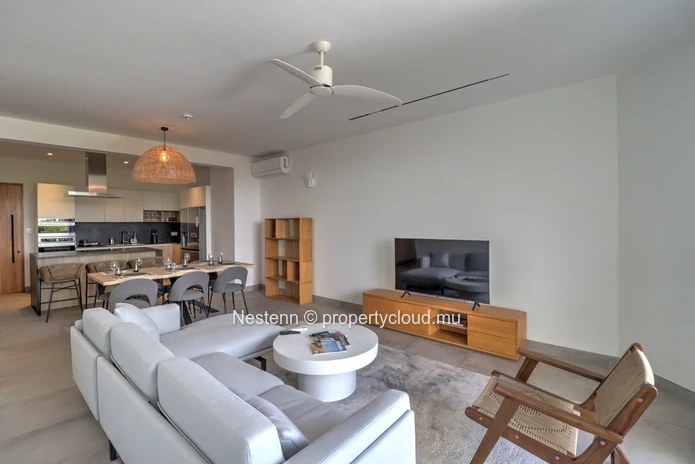 Appartement meublé de 3 chambres très bien situé et proche de la plage