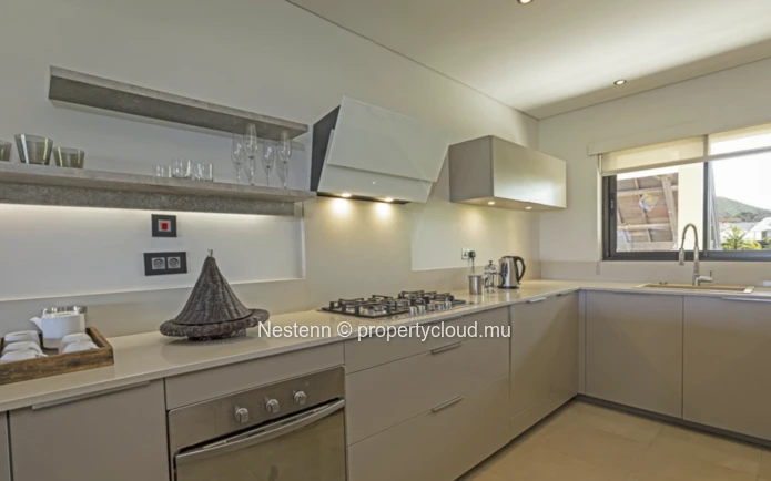 Penthouse 2 suites avec piscine privée et vue sur l'Île aux Cerfs