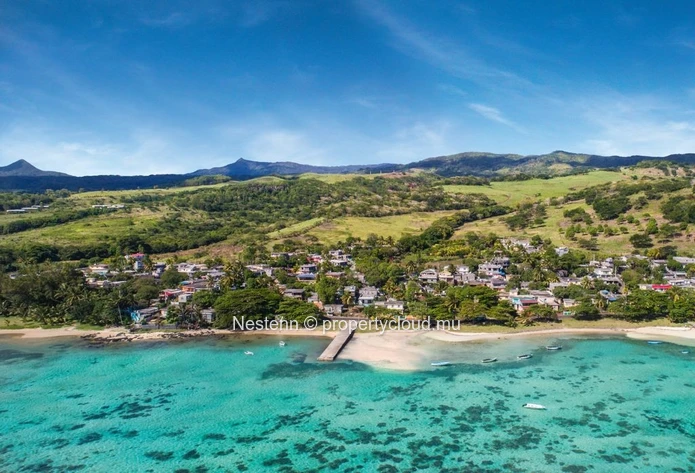 Villa d'exception avec une vue incroyable sur le lagon.