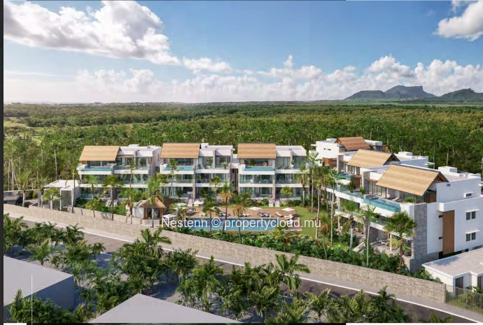 Appartement de 2 chambres dans une résidence de luxe dans l'ouest mauricien