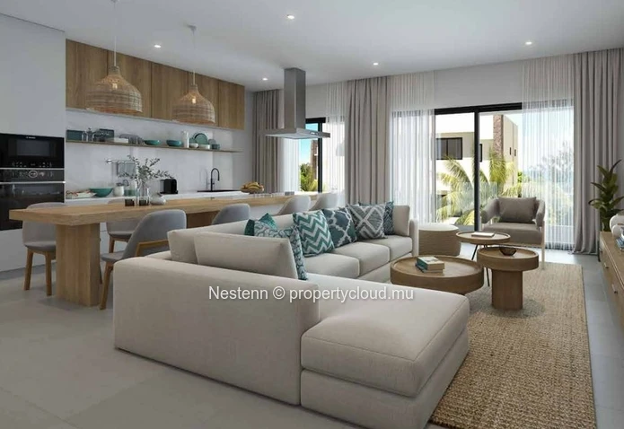 Magnifique penthouse de 3 chambres en résidence proche de la plage