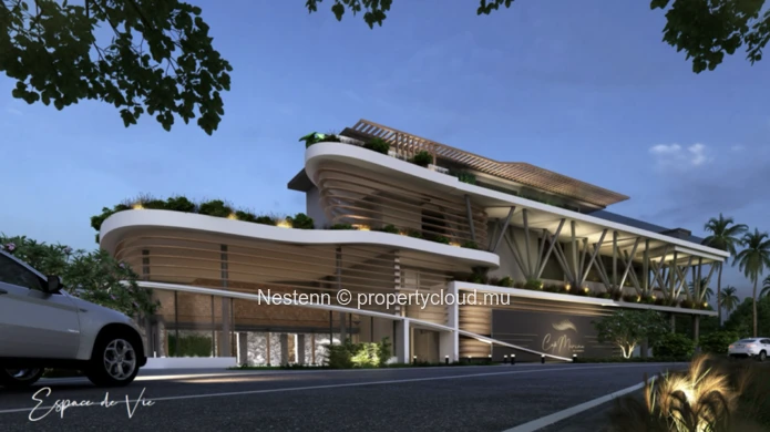 Maison moderne de 2 chambres avec terrasse couverte et bureau