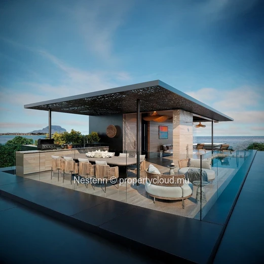 Somptueuse villa de 3 chambres pieds dans l'eau et vue panoramique depuis son rooftop 